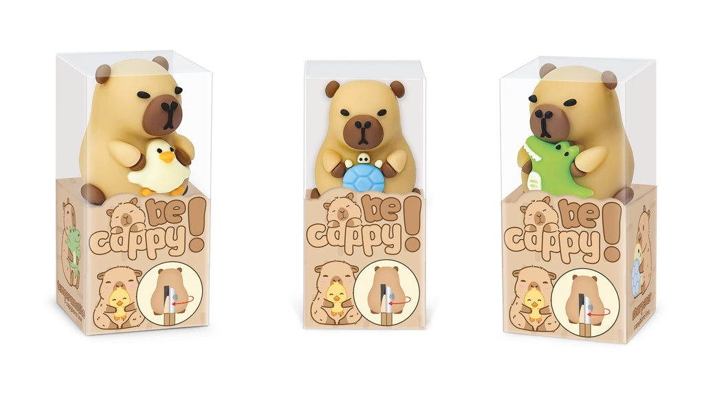 Sacapuntas Capybara en 3 diseños