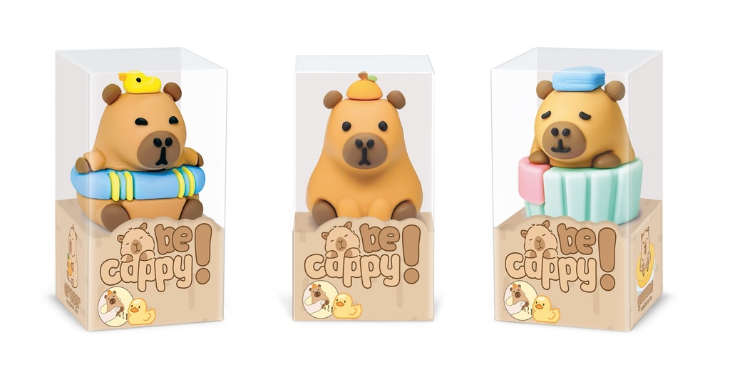 Goma Capybara en 3 diseños