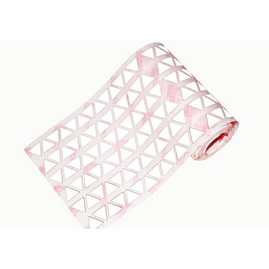 Caja rollo 4.446 gomets triángulo mediano blanco