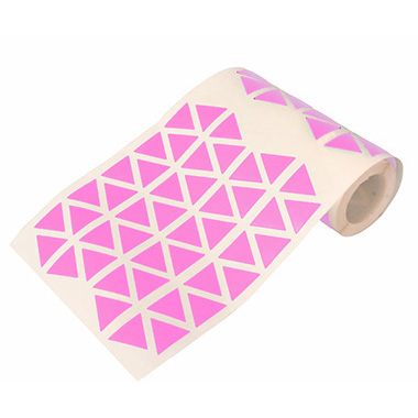 Caja rollo 2.508 gomets triángulo grande rosa