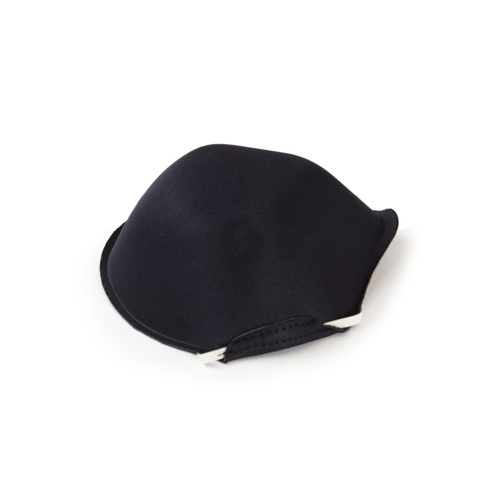 Mascarilla adulto gomas a las orejas negra