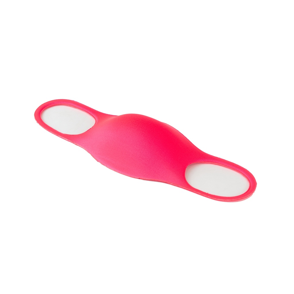 Mascarilla infantil de 6 a 9 años rosa fluor