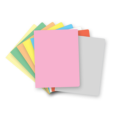 Pack 50 subcarpetas A4 pastel rosa 180 g
