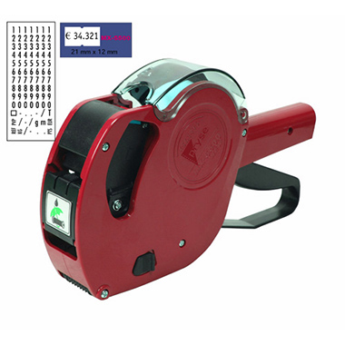 Etiquetadora Pryse 1 línea 7 dígitos MX5500NEW roja