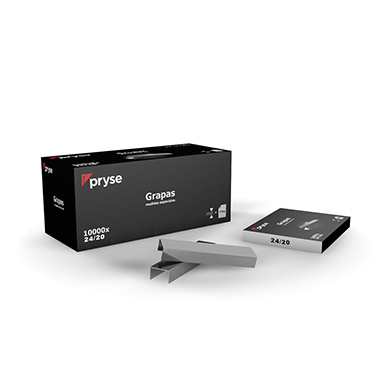 Caja 10 cajitas 1000 grapas 24 / 20 Pryse