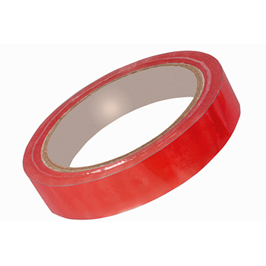 Pack 12 rollos cinta adhesiva 66 m x 12 mm PVC roja