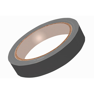 Pack 12 rollos cinta adhesiva 66 m x 12 mm PVC negra