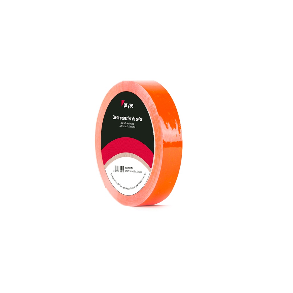 # Rollo 19 mm x 63 m cinta OPP adhesiva naranja