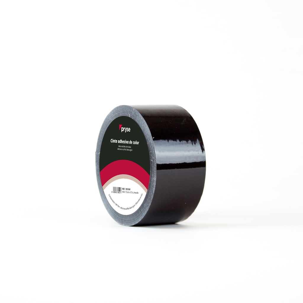 Rollo 48 mm x 63 m cinta oPP adhesiva negra