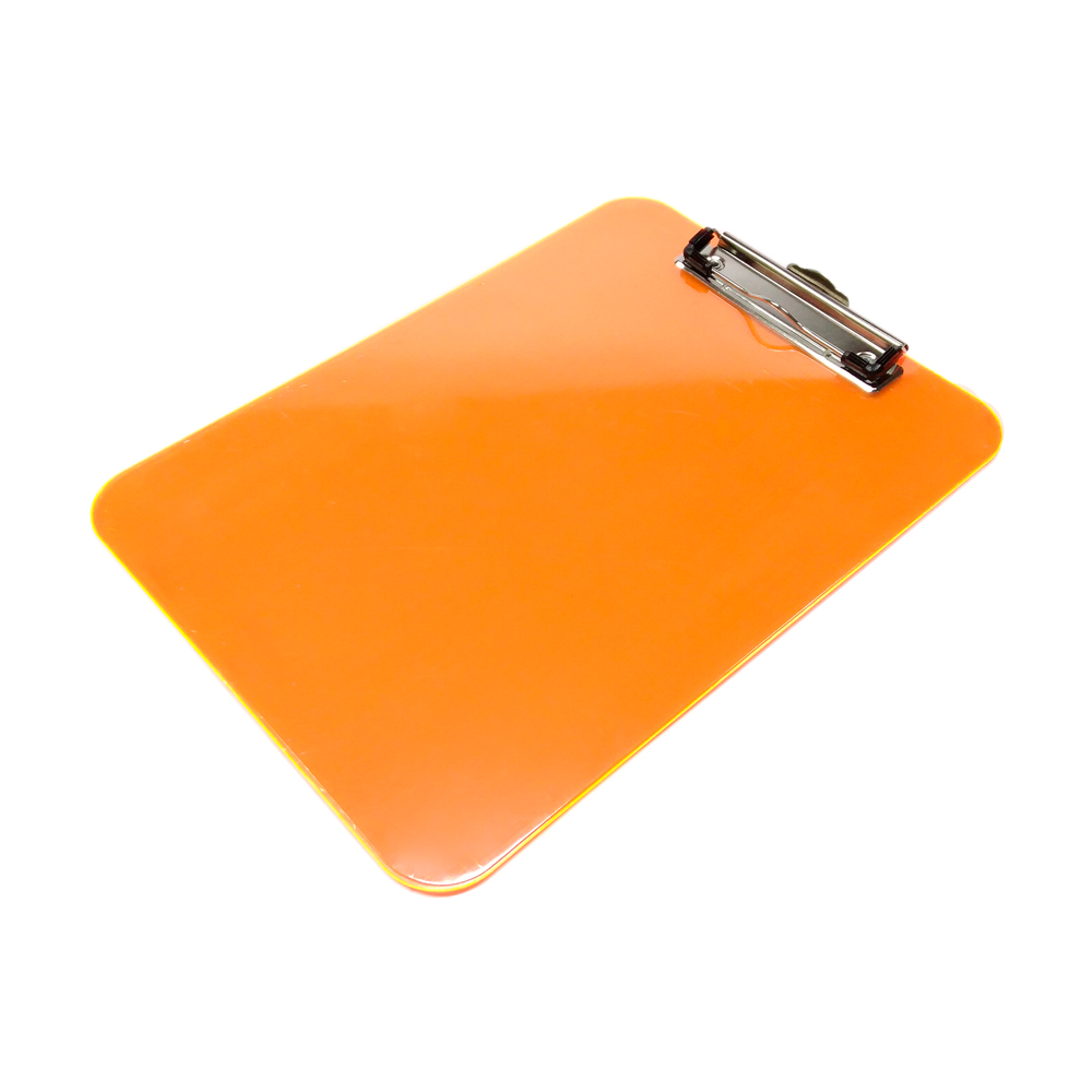 Tablero clip A4 317 x 230 mm neón naranja