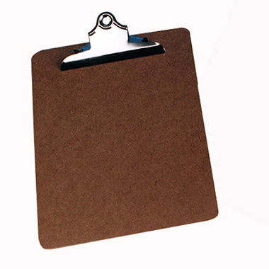 Tablero pinza A4 330 x 228 mm cartón duro