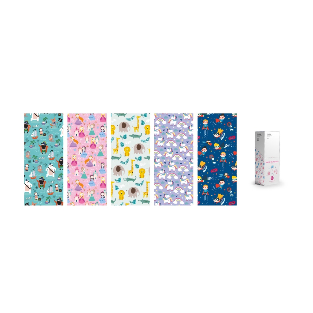 # Expositor 50 rollos 0.7 x 2 m infantil