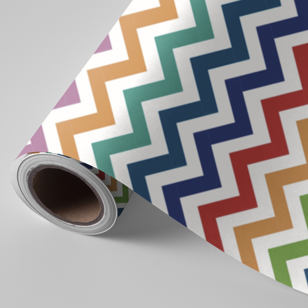 Bobina 31 cm 2 kg zig zag colores