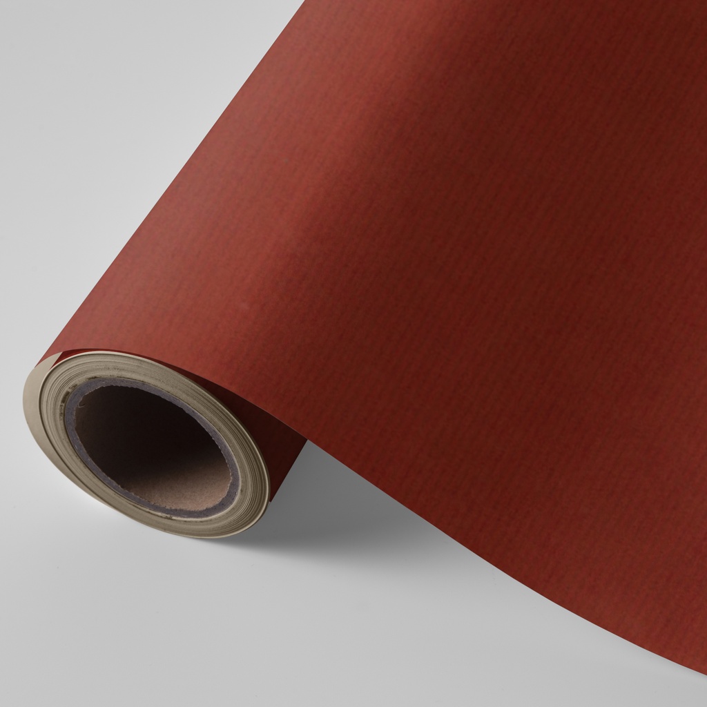 Bobina 31 cm 2 kg kraft verjurado rojo