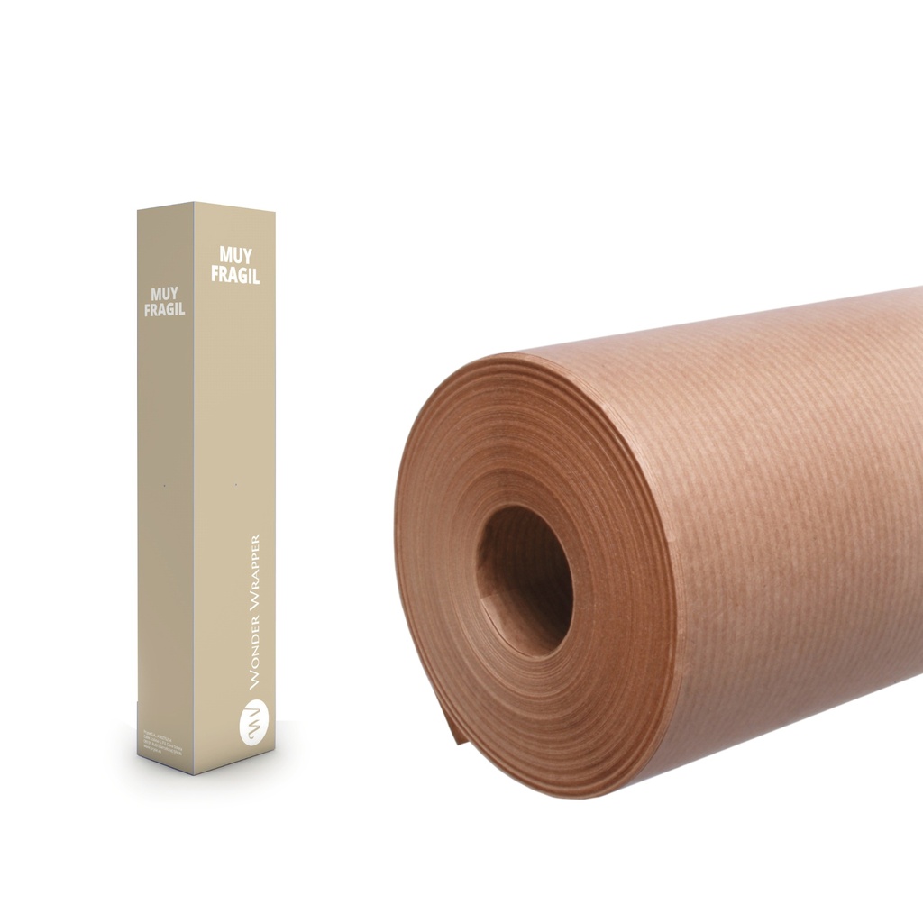Bobina 1 x 300 m kraft natural verjurado