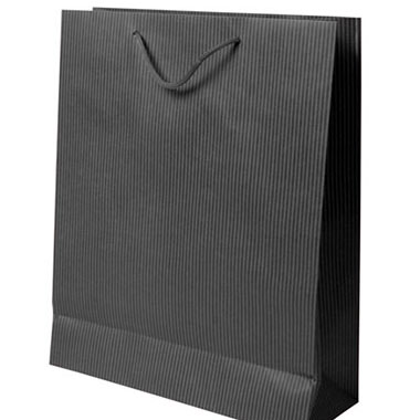 Bolsa papel kraft 406 x 330 x 152 mm negra