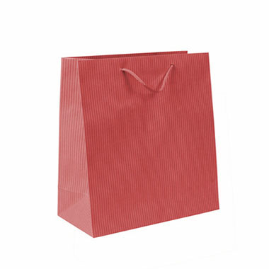 Bolsa papel kraft 185 x 140 x 85 mm roja