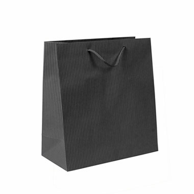 Bolsa papel kraft 185 x 140 x 85 mm negra