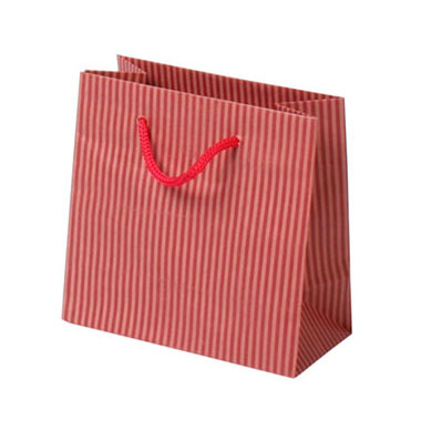Bolsa papel kraft 140 x 108 x 55 mm roja