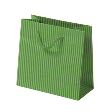 Bolsa papel kraft 140 x 108 x 55 mm verde