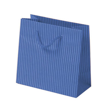 Bolsa papel kraft 140 x 108 x 55 mm azul