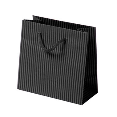 Bolsa papel kraft 140 x 108 x 55 mm negra