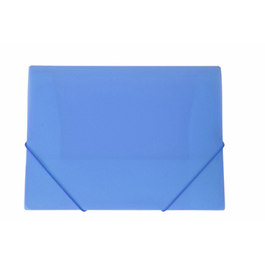 Caja 12 carpetas gomas A4 Candy azules