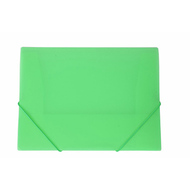Caja 12 carpetas gomas A4 Candy verdes