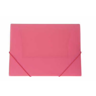 Caja 12 carpetas gomas A4 Candy rosas