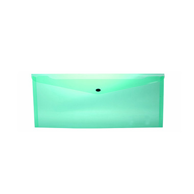 Sobre cheque portadocumentos PP 225 x 125 verde