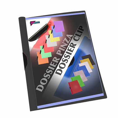 Dossier A4 clip negro