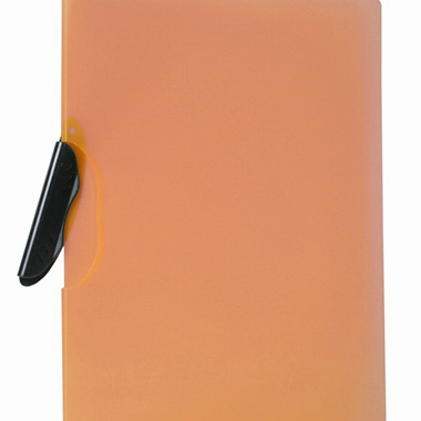 Dossier A4 pinza negra naranja