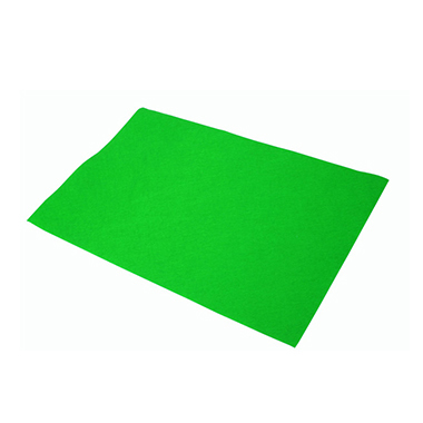 Bolsa 10 láminas fieltro 40 x 60 cm verde