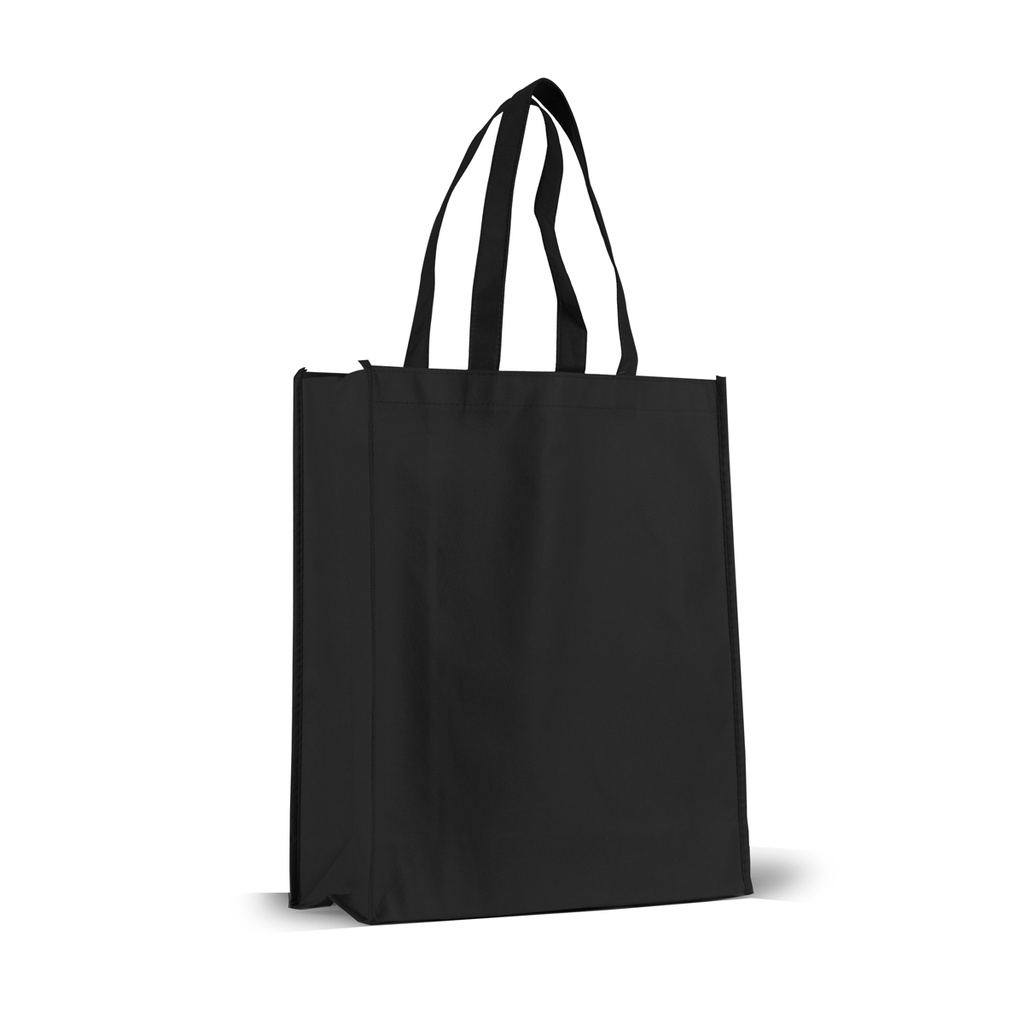 Bolsa con asas 40 x 35 x 12 cm TNT 80 g negra