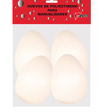 Bolsa 4 huevos poliestireno 60 mm ø