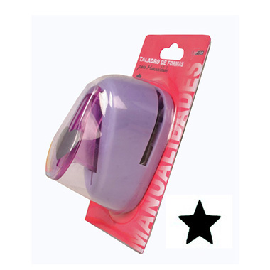 Taladro manualidades 2.5 cm estrella