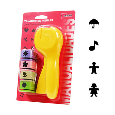 Set 4 taladros manualidades 1.91 cm combinación F