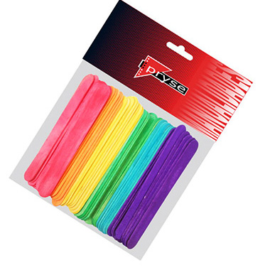 Bolsa 50 palos polo 150 x 17 x 1.7 mm colores