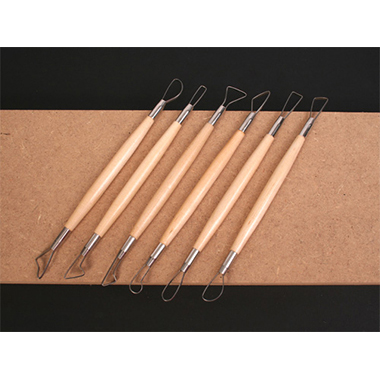 Estuche 6 piezas vaciadores doble punta