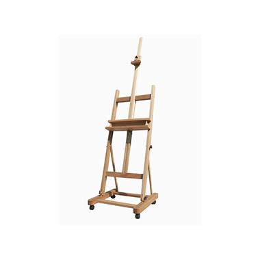 Caballete estudio extensible con ruedas