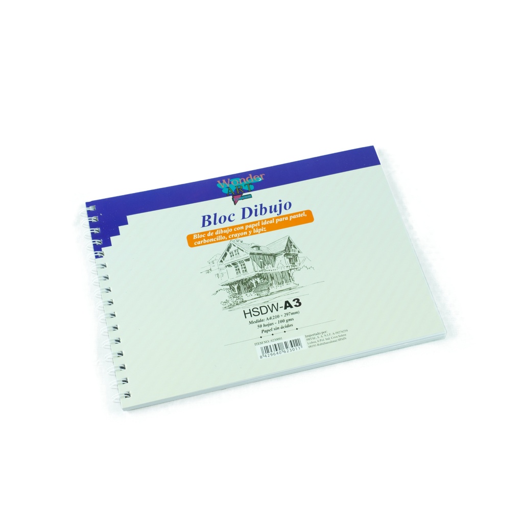 Cuaderno dibujo A3 standart 50 hojas 100 g