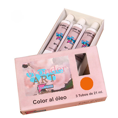 Caja 3 tubos 21 ml óleo nº 18 vermellón