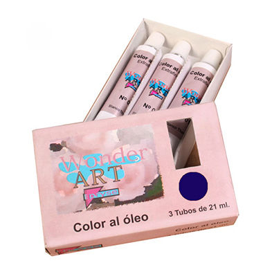 Caja 3 tubos 21 ml óleo nº 26 azul prussian