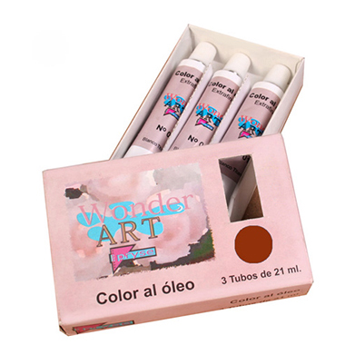 Caja 3 tubos 21 ml óleo nº 36 siena tostado