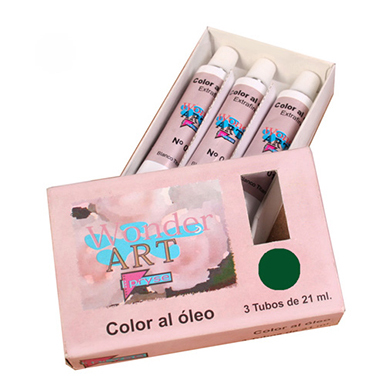 Caja 3 tubos 21 ml óleo nº 37 sombra tostado