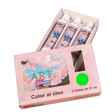 Caja 3 tubos 21 ml óleo nº 48 verde savia