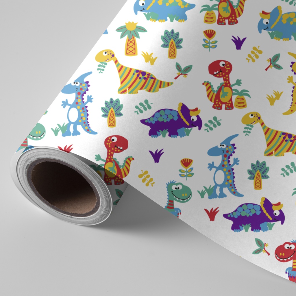 Bobina 31 cm 2 kg infantil blanco / dinos