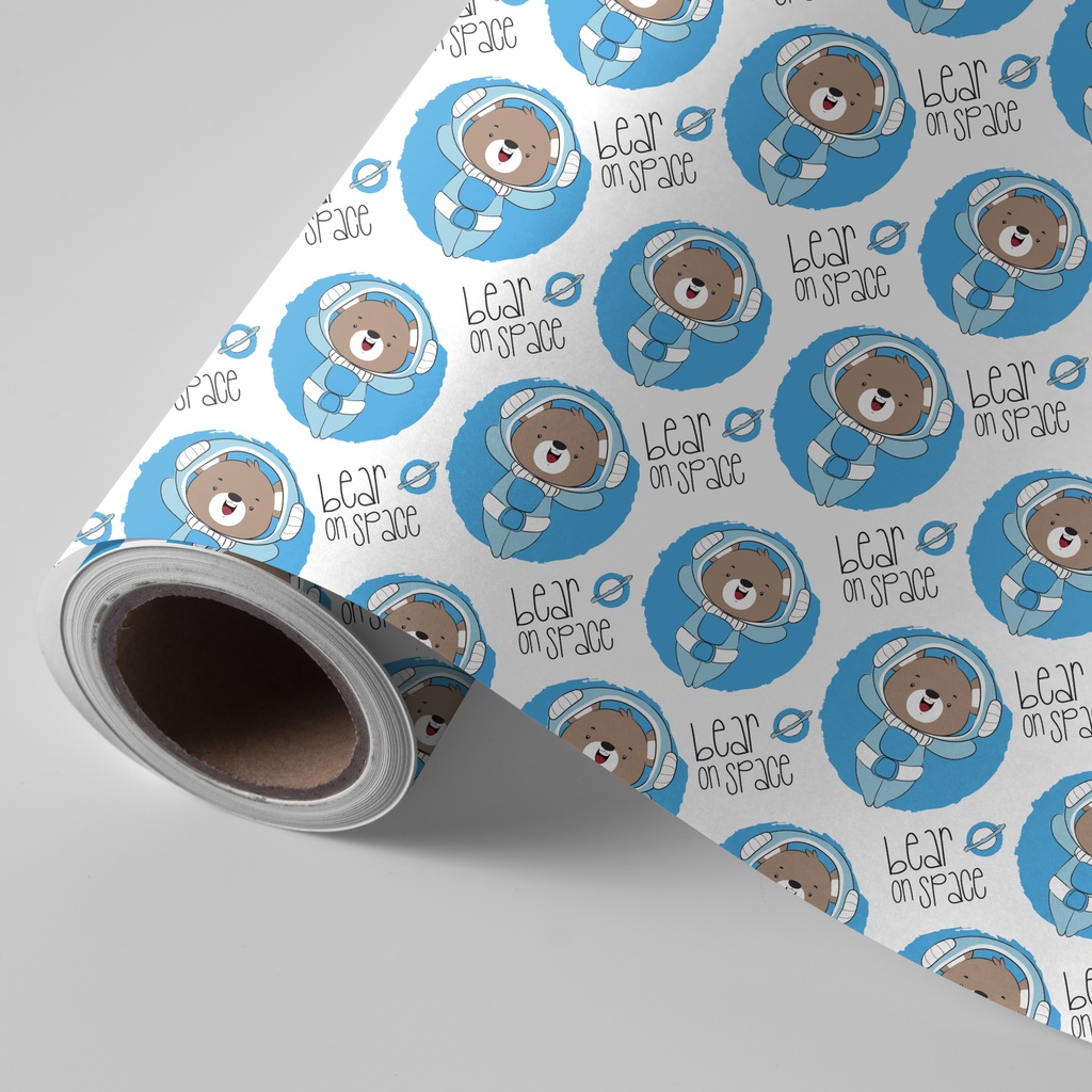# Bobina 31 cm 2 kg infantil oso astronauta azul