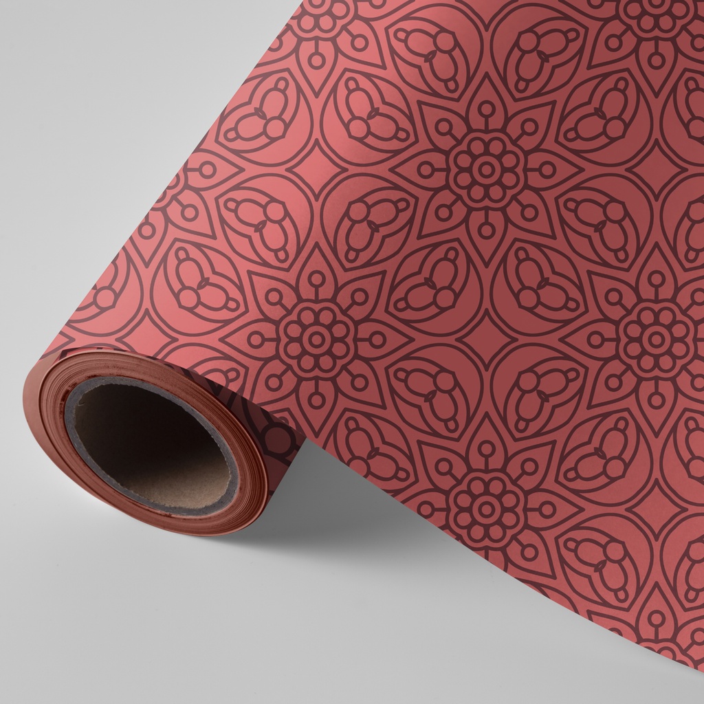 Bobina 62 cm 4 kg mandala rojo