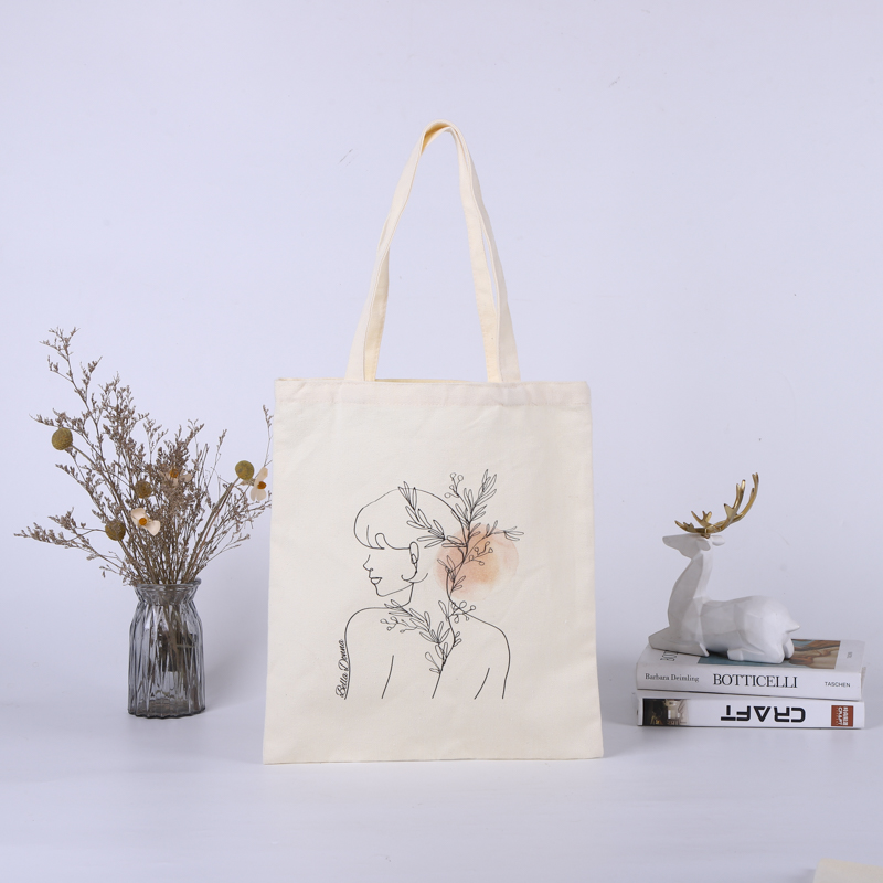 Bolsa canvas natural 40 x 35 cm diseño Bella Donna